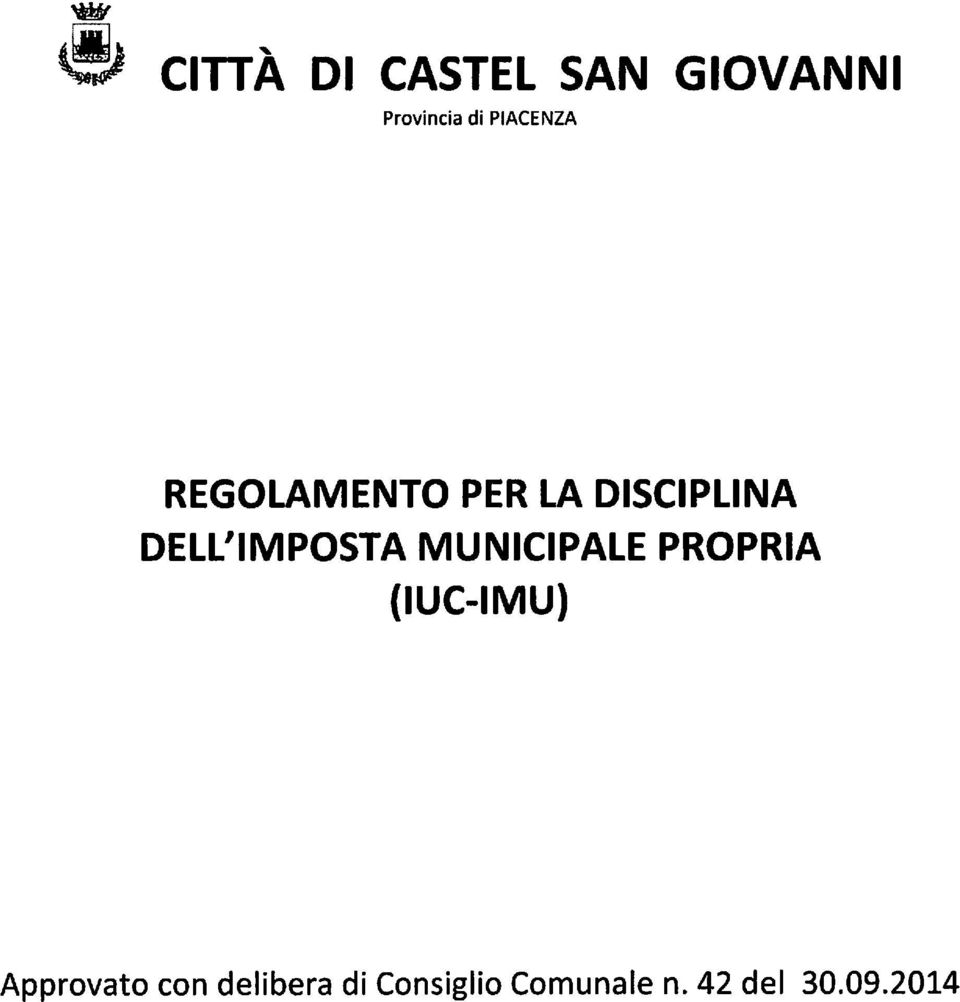 PROPRIA (IUC-IMU) Approvato con