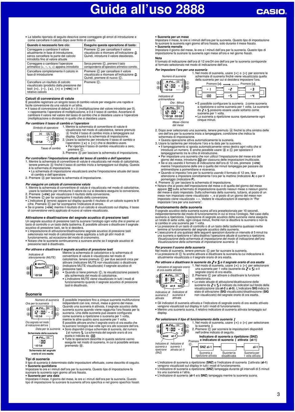 (+,,, ) appena introdotto anceare competamente i cacoo in fase di introduzione anceare un risutato di cacoo visuaizzato (prodotto daa pressione dei tasti [+], [ ], [ ], [ ] o [=PM]) e i reativo cacoo