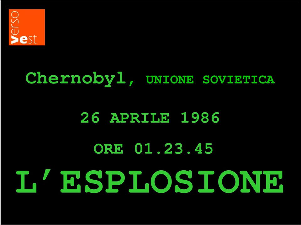 26 APRILE 1986