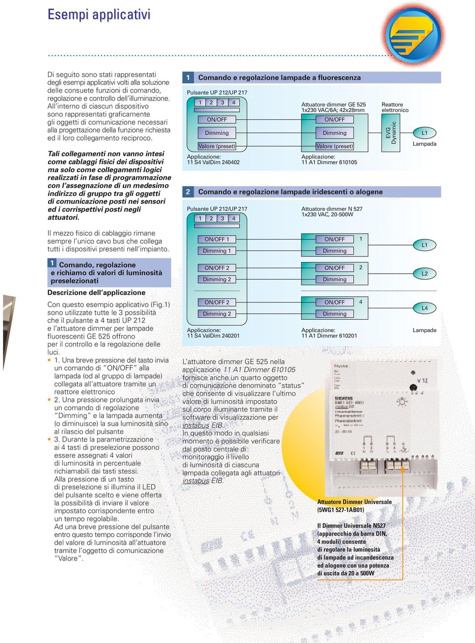 Tali collegamenti non vanno intesi come cablaggi fisici dei dispositivi ma solo come collegamenti logici realizzati in fase di programmazione con l assegnazione di un medesimo indirizzo di gruppo tra