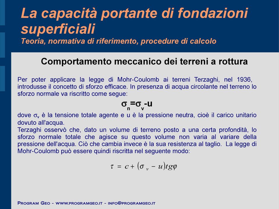 unitario dovuto all'acqua.