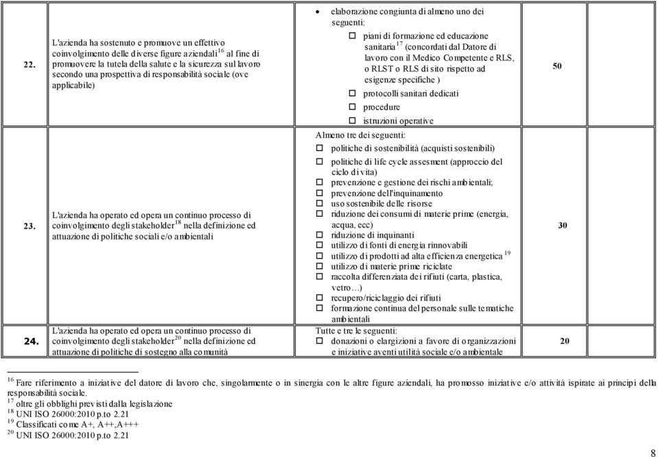 prevenzione e gestione dei rischi ambientali; prevenzione dell'inquinamento uso sostenibile delle risorse riduzione dei consumi di materie prime (energia, acqua, ecc) riduzione di inquinanti utilizzo