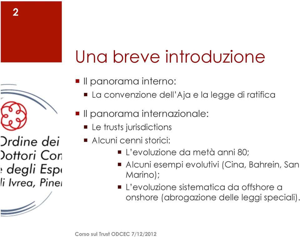 storici: L evoluzione da metà anni 80; Alcuni esempi evolutivi (Cina, Bahrein, San