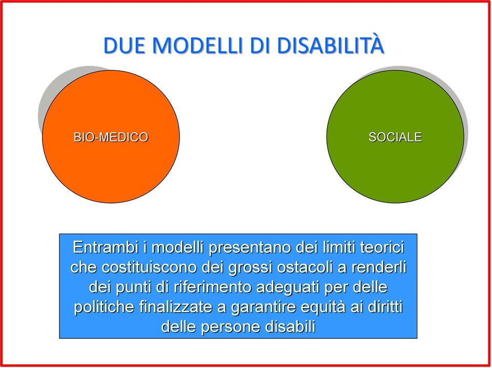 ostacoli a renderli dei punti di riferimento adeguati per delle