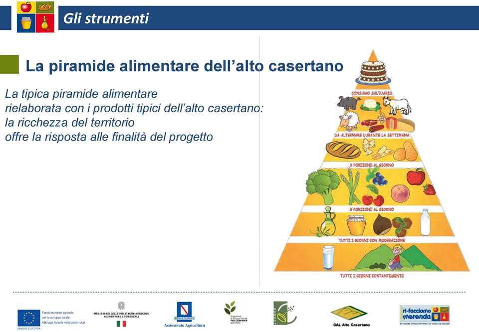 con i prodotti tipici dell alto casertano: la