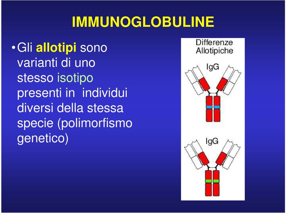 presenti in individui diversi