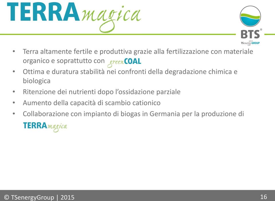 biologica Ritenzione dei nutrienti dopo l ossidazione parziale Aumento della capacità di