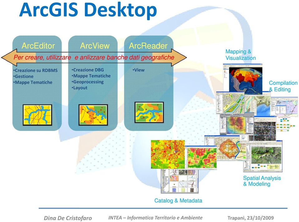 RDBMS Gestione Mappe Tematiche Creazione DBG Mappe Tematiche