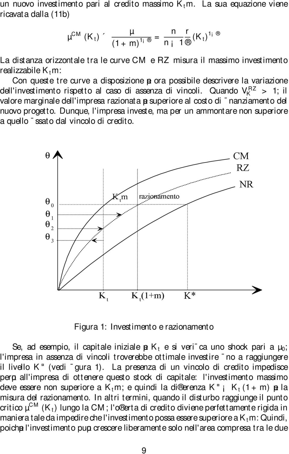 disposizioneµe oa possibile descivee la vaiazione dell'investimento ispetto al caso di assenza di vincoli.