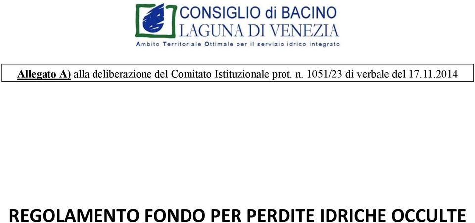 1051/23 di verbale del 17.11.