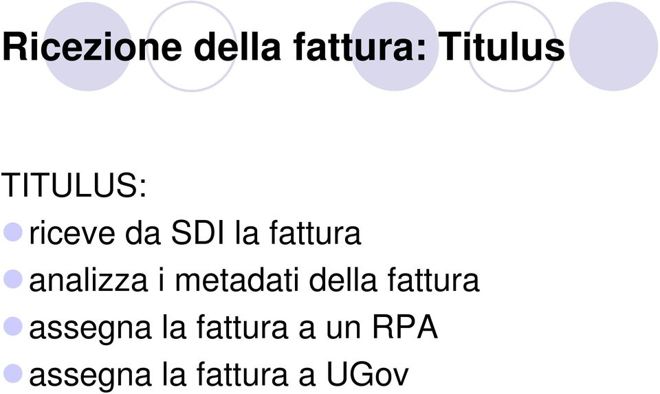 analizza i metadati della fattura