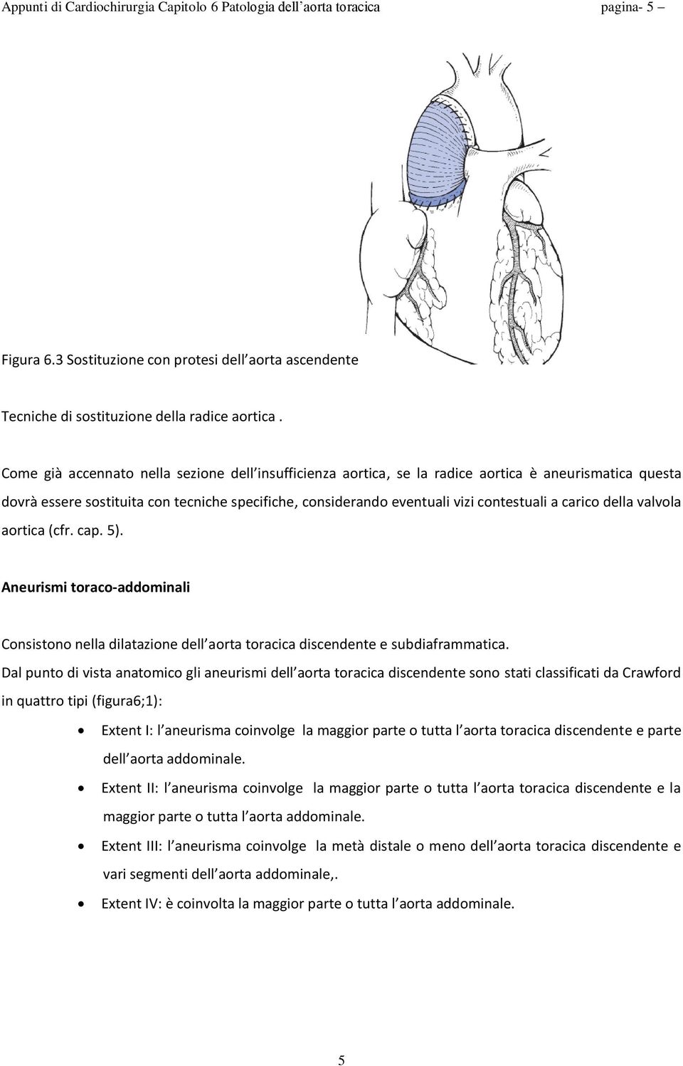 carico della valvola aortica (cfr. cap. 5). Aneurismi toraco-addominali Consistono nella dilatazione dell aorta toracica discendente e subdiaframmatica.