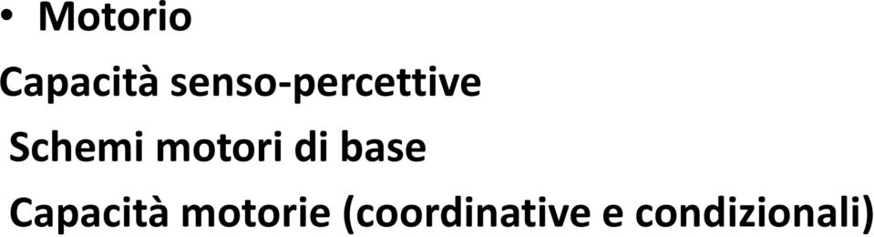 motori di base Capacità