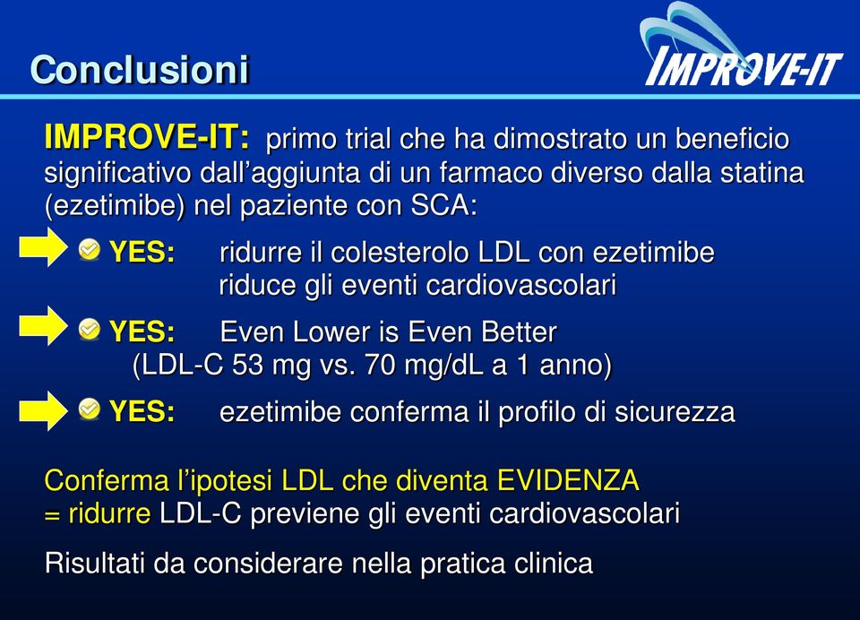YES: Even Lower is Even Better (LDL-C 53 mg vs.