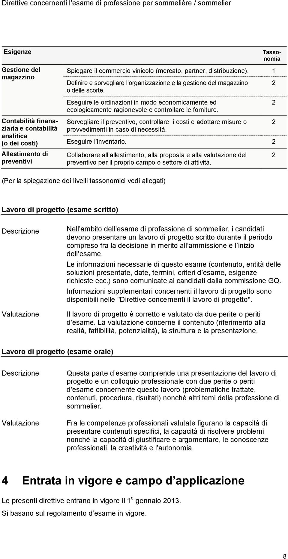 Contabilità finanaziaria e contabilità analitica (o dei costi) Sorvegliare il preventivo, controllare i costi e adottare misure o provvedimenti in caso di necessità. Eseguire l inventario.