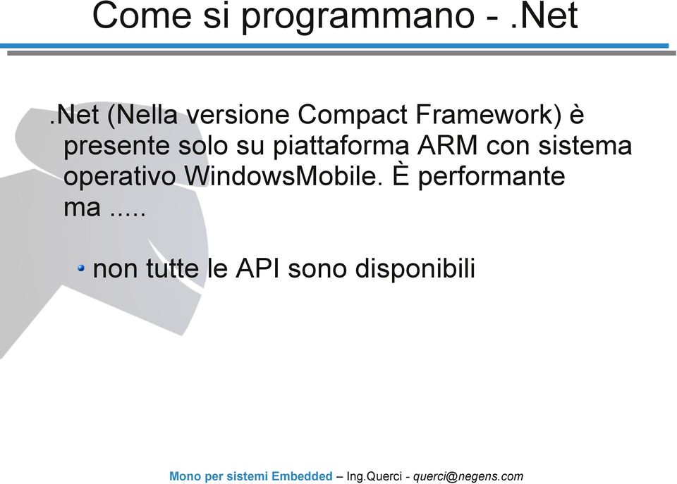 presente solo su piattaforma ARM con sistema