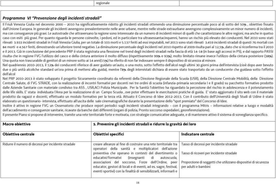 In generale gli incidenti avvengono prevalentemente nelle aree urbane, mentre nelle strade extraurbane avvengono complessivamente un minor numero di incidenti, ma con conseguenze più gravi.