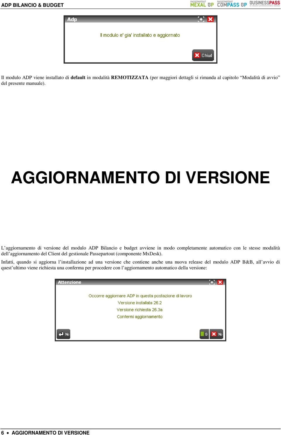 aggiornamento del Client del gestionale Passepartout (componente MxDesk).