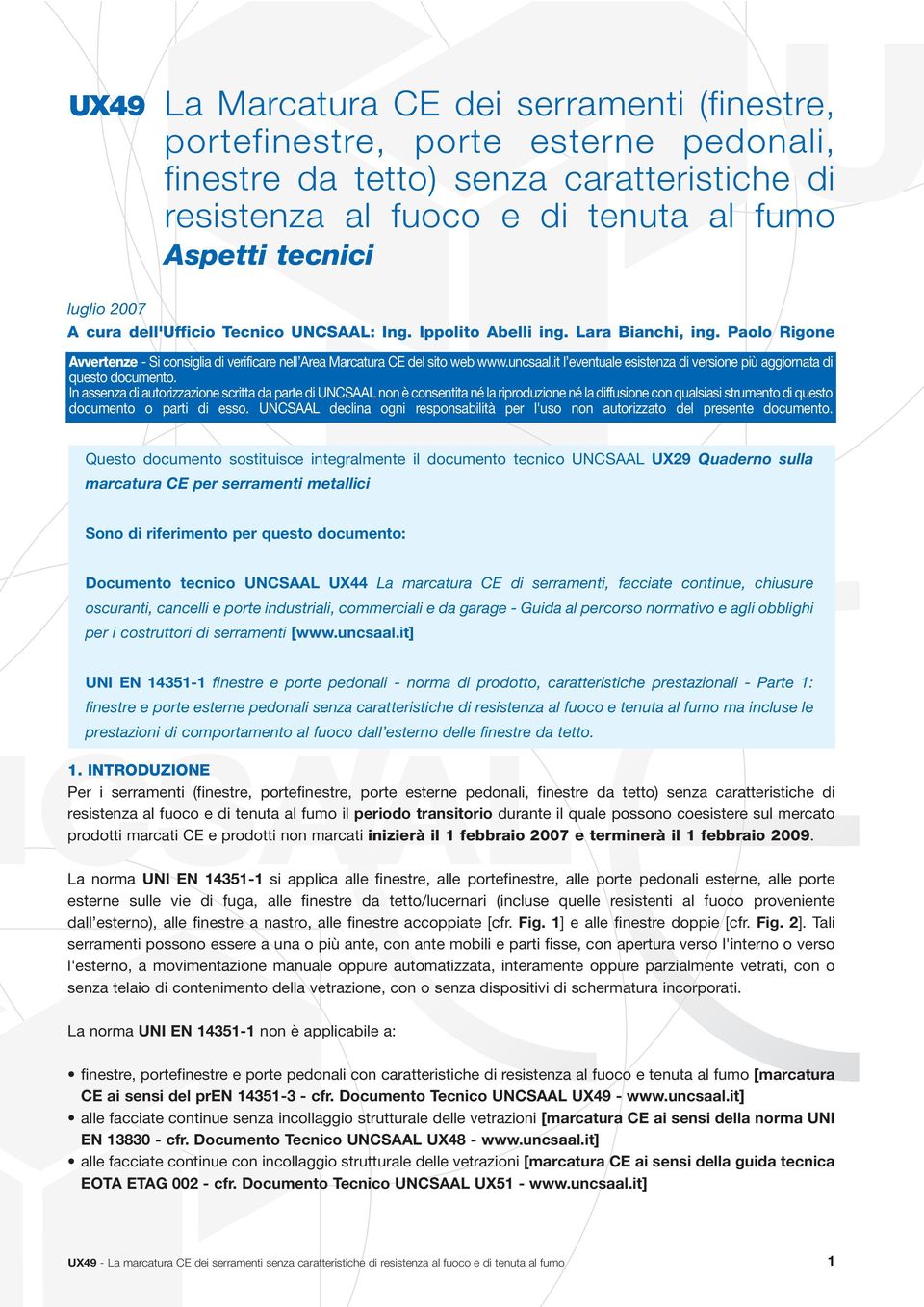 it l eventuale esistenza di versione più aggiornata di questo documento.