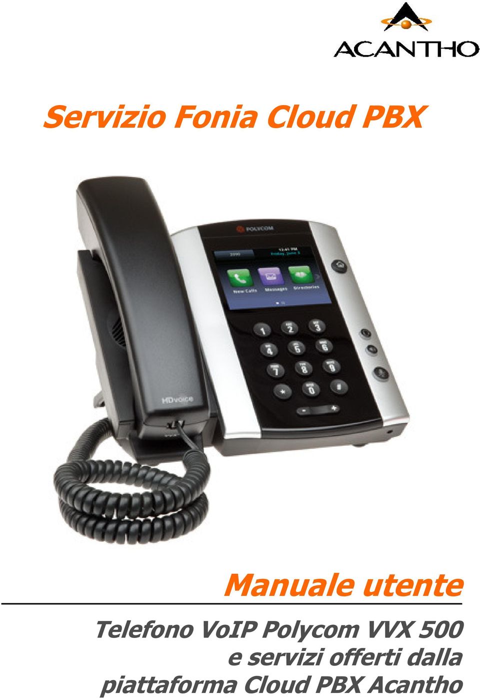 Polycom VVX 500 e servizi