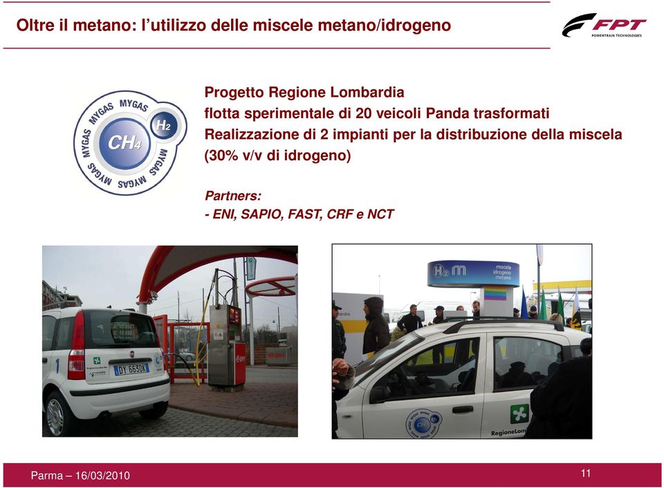 Realizzazione di 2 impianti per la distribuzione della miscela (30%