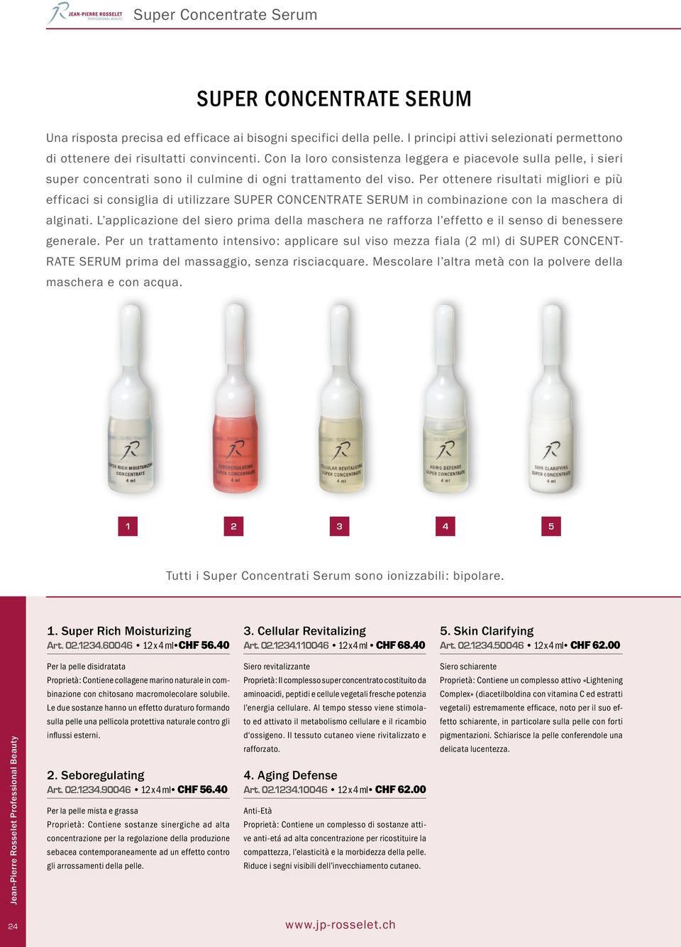 Per ottenere risultati migliori e più efficaci si consiglia di utilizzare SUPER CONCENTRATE SERUM in combinazione con la maschera di alginati.