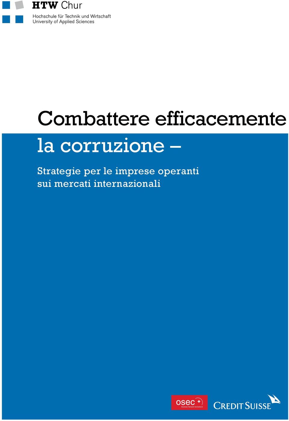 corruzione Strategie per le