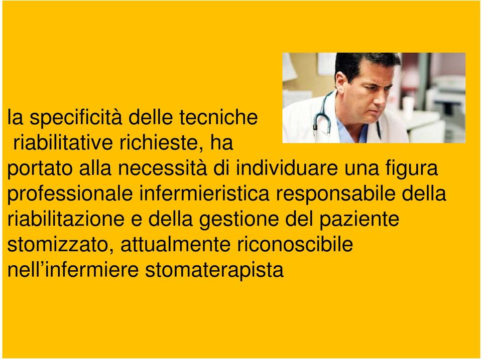 infermieristica responsabile della riabilitazione e della gestione