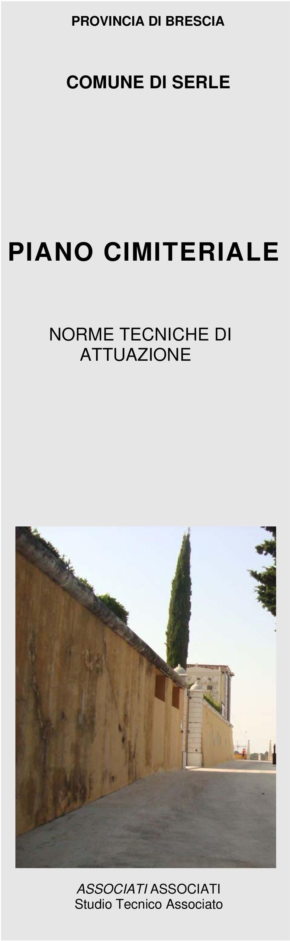 CIMITERIALE NORME TECNICHE