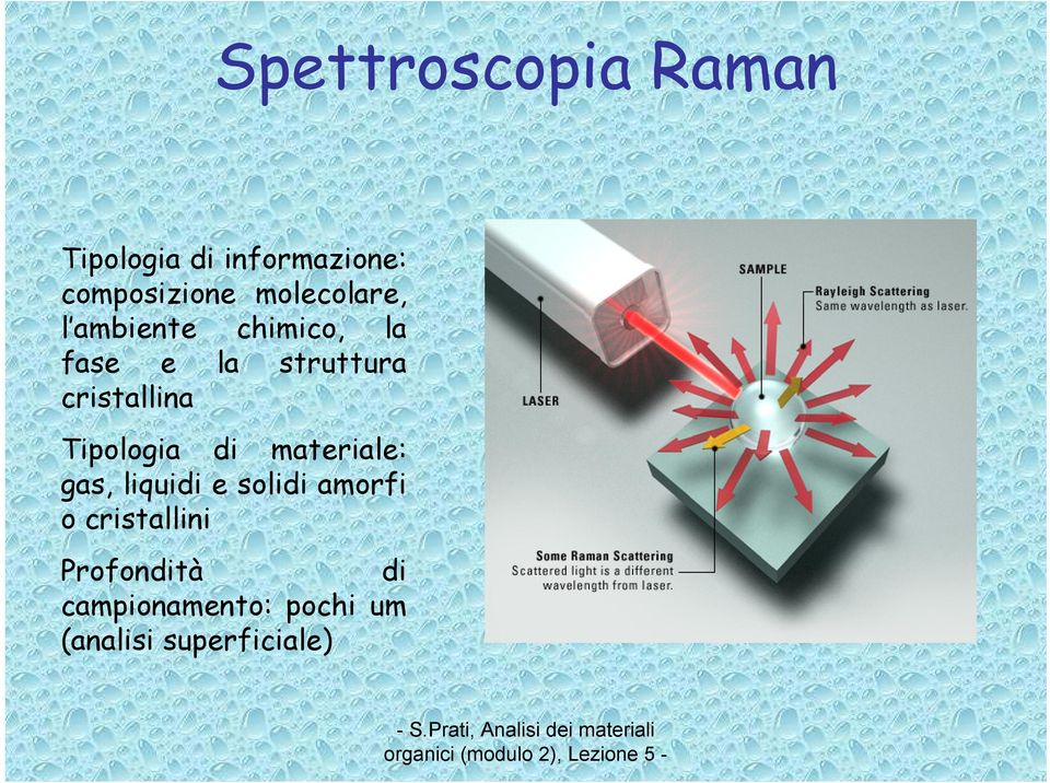 cristallina Tipologia di materiale: gas, liquidi e solidi