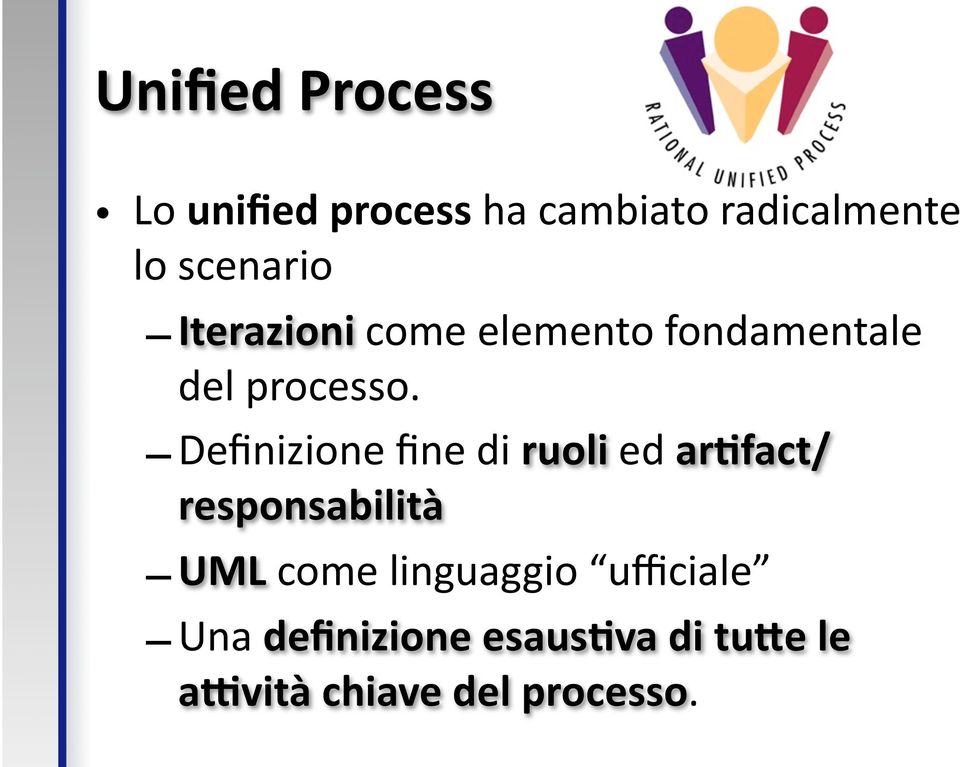 Definizione fine di ruoli ed ar@fact/ responsabilità UML come