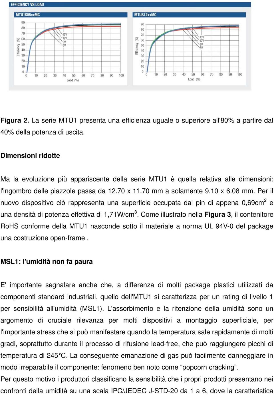 Per il nuovo dispositivo ciò rappresenta una superficie occupata dai pin di appena 0,69cm 2 e una densità di potenza effettiva di 1,71W/cm 3.