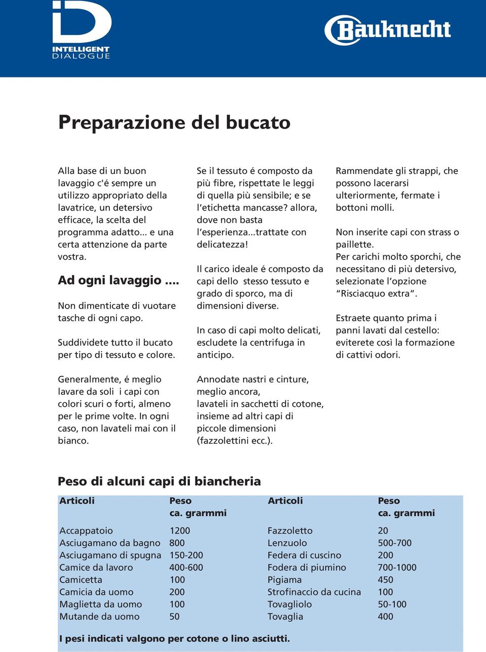 Generalmente, é meglio lavare da soli i capi con colori scuri o forti, almeno per le prime volte. In ogni caso, non lavateli mai con il bianco.