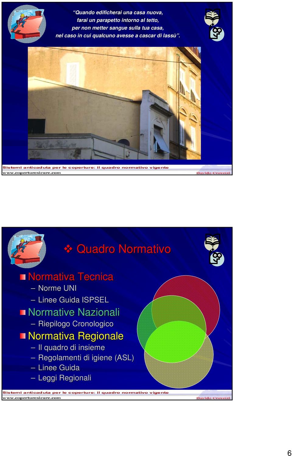 Normativa Tecnica Norme UNI Quadro Normativo Linee Guida ISPSEL Normative Nazionali