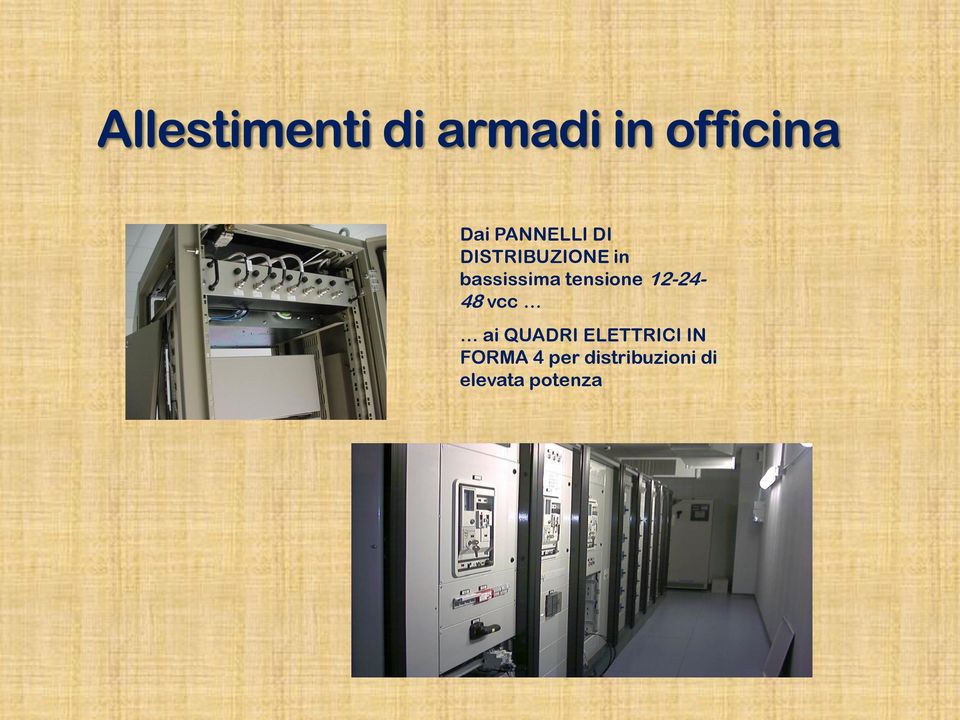 ai QUADRI ELETTRICI IN FORMA 4