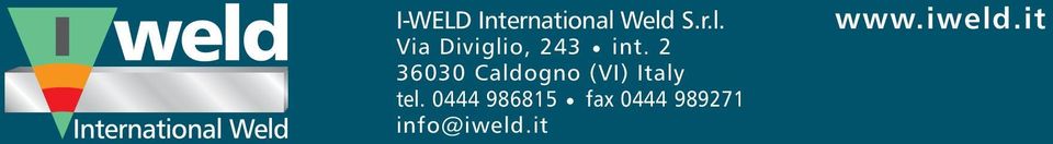 2 36030 Caldogno (VI) Italy tel.