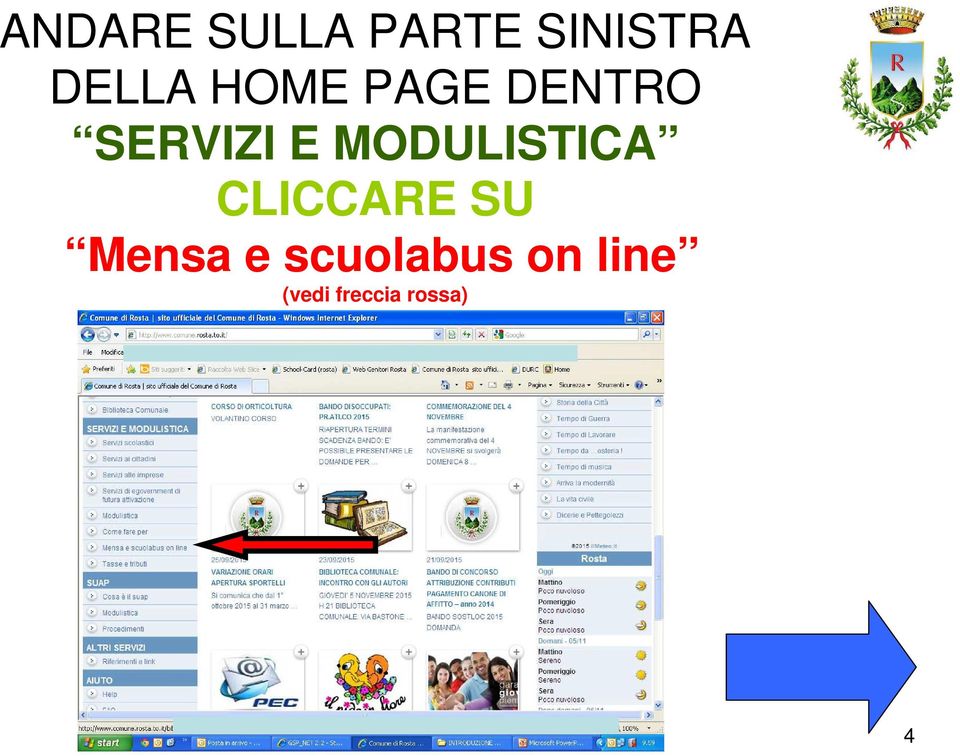 MODULISTICA CLICCARE SU Mensa e