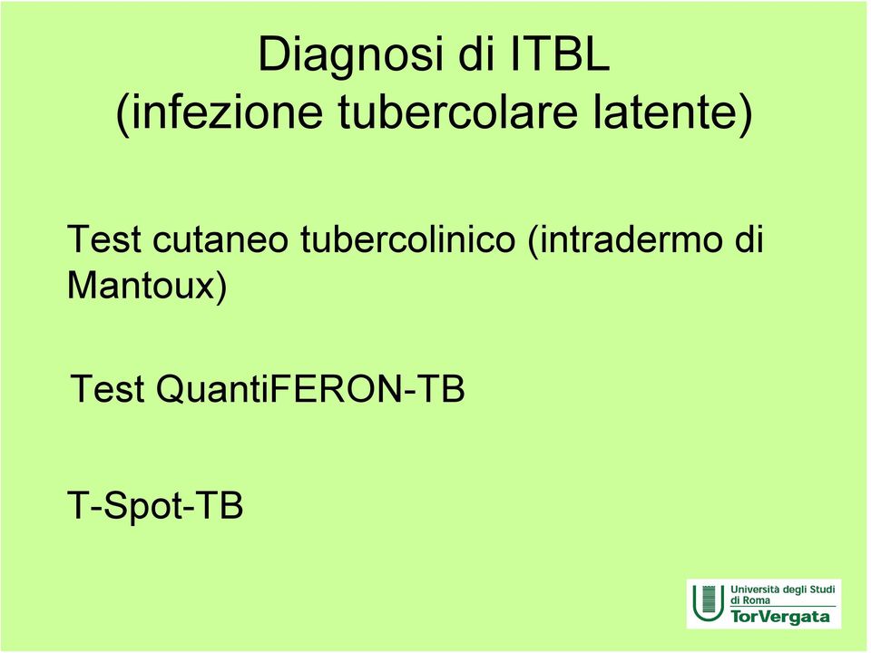 cutaneo tubercolinico