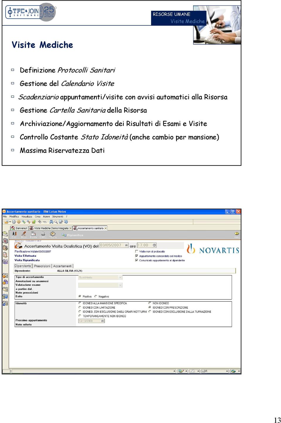 Cartella Sanitaria della Risorsa Archiviazione/Aggiornamento dei Risultati di Esami e