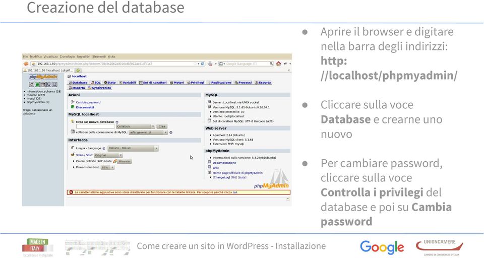 crearne uno nuovo Per cambiare password, cliccare sulla voce Controlla i