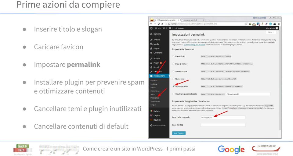 per prevenire spam e ottimizzare contenuti Cancellare