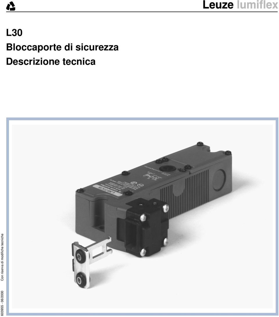 tecnica 603955-06/2000