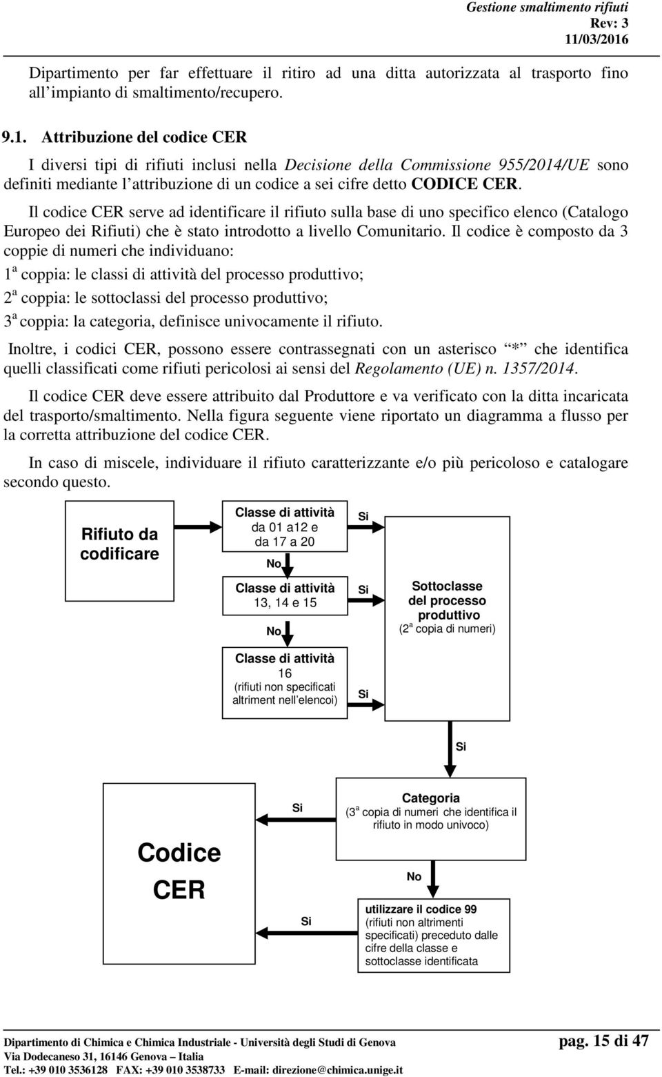 Il codice CER serve ad identificare il rifiuto sulla base di uno specifico elenco (Catalogo Europeo dei Rifiuti) che è stato introdotto a livello Comunitario.