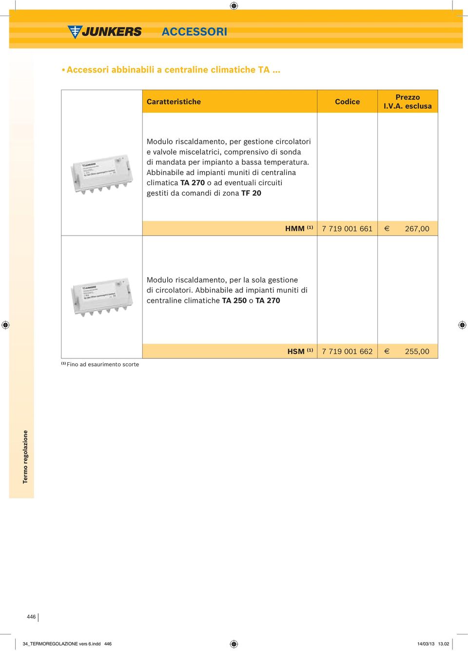 riscaldamento, per la sola gestione di circolatori.