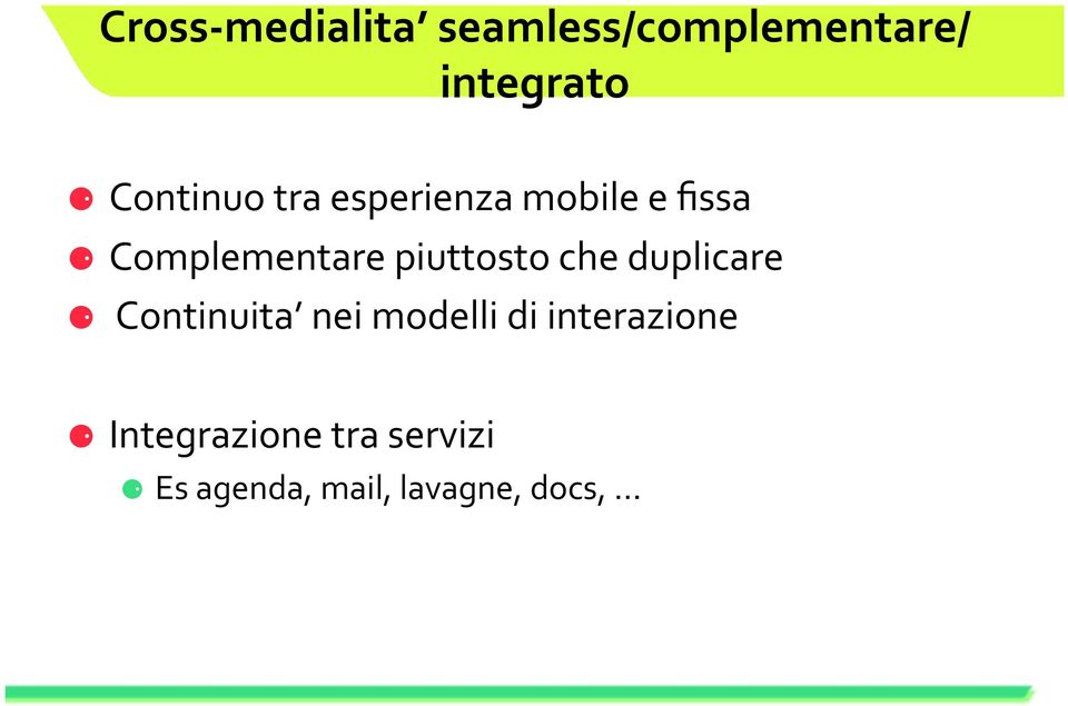 piuttosto che duplicare Continuita nei modelli di