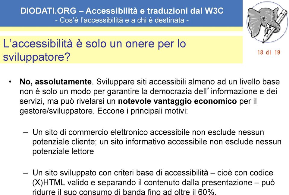 vantaggio economico per il gestore/sviluppatore.