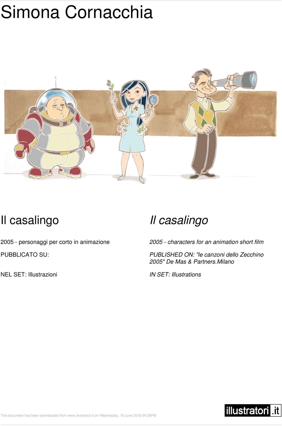 animation short film PUBBLICATO SU: PUBLISHED ON: