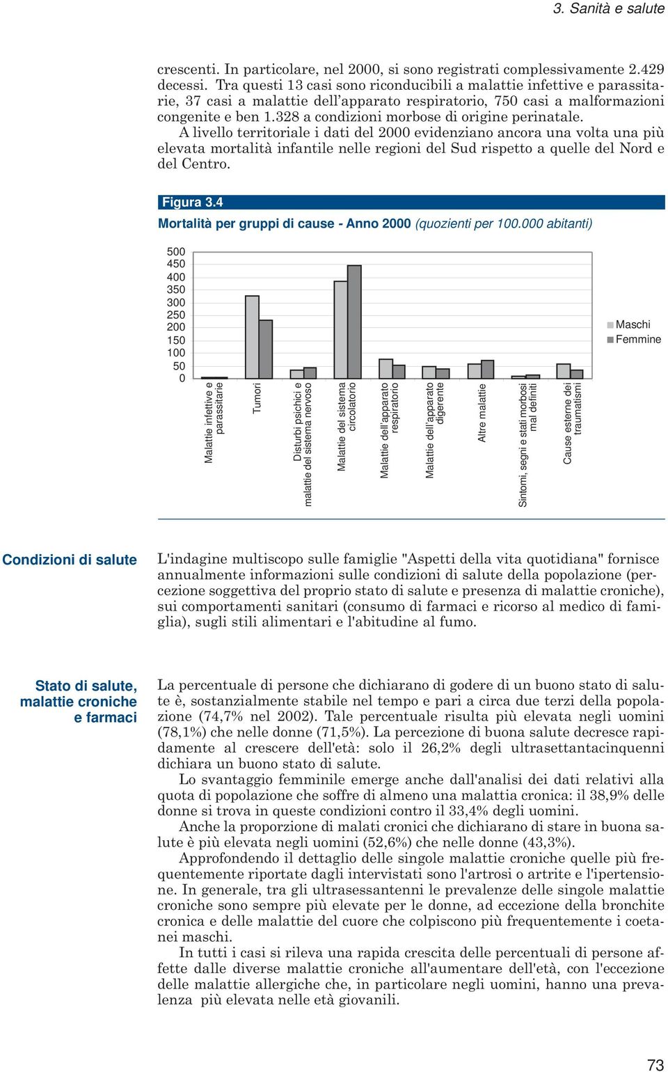 Tra questi 13 casi sono riconducibili a malattie infettive e parassitarie, 37 casi a malattie dell apparato respiratorio, 750 casi a malformazioni congenite e ben 1.