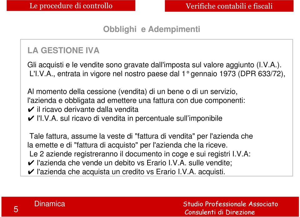 GESTIONE IVA 