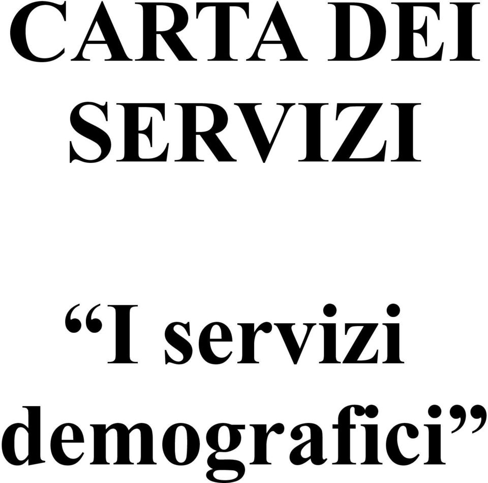 servizi